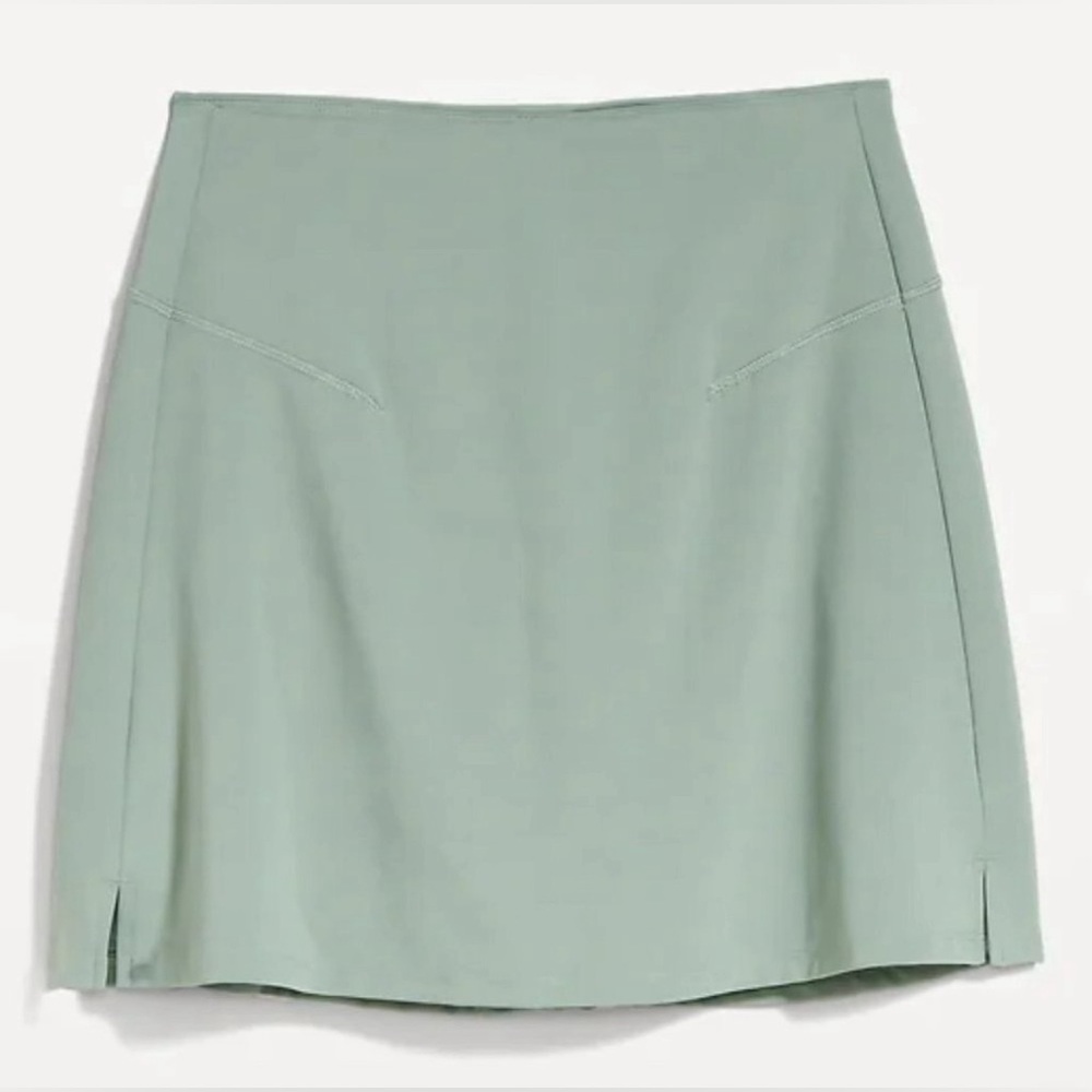 EUC XXL Tall Old Navy Extra High Rise Go Dry Powersoft Mint Green Skort